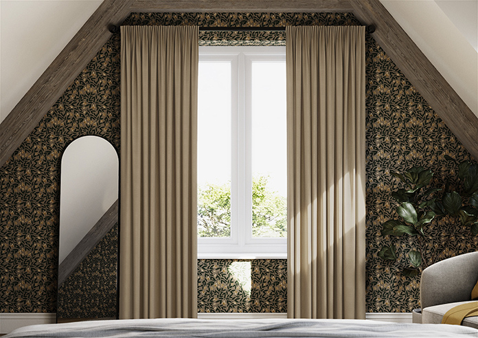 Windsor, Latte - Made to Measure Curtains - Image 3